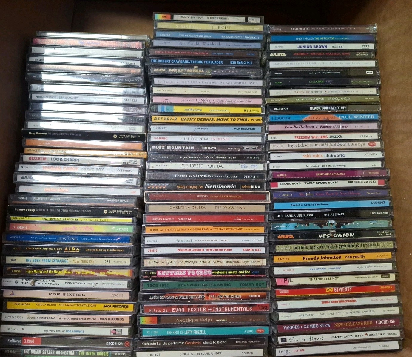 Bulk Lot OF 100 CDs All Genres Pop Rock Jazz Oldies Dance Soundtracks 70s 80s 90