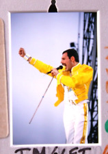 Queen Freddie Mercury Transparency Back Lit Framed Freddie On Stage mid 1980s #3 picture