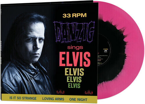 Danzig - Sings Elvis (Pink & Black Haze Vinyl) [New Vinyl LP] Black, Colored Vin