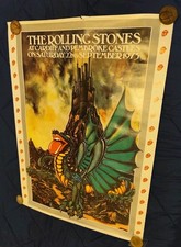 Rolling Stones Poster The Rolling Stones at Cardiff and Pembroke Castles 1973  picture