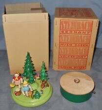Vintage Wooden  Steinbach Germany  Music Box  Woodland Scene  Box Included picture