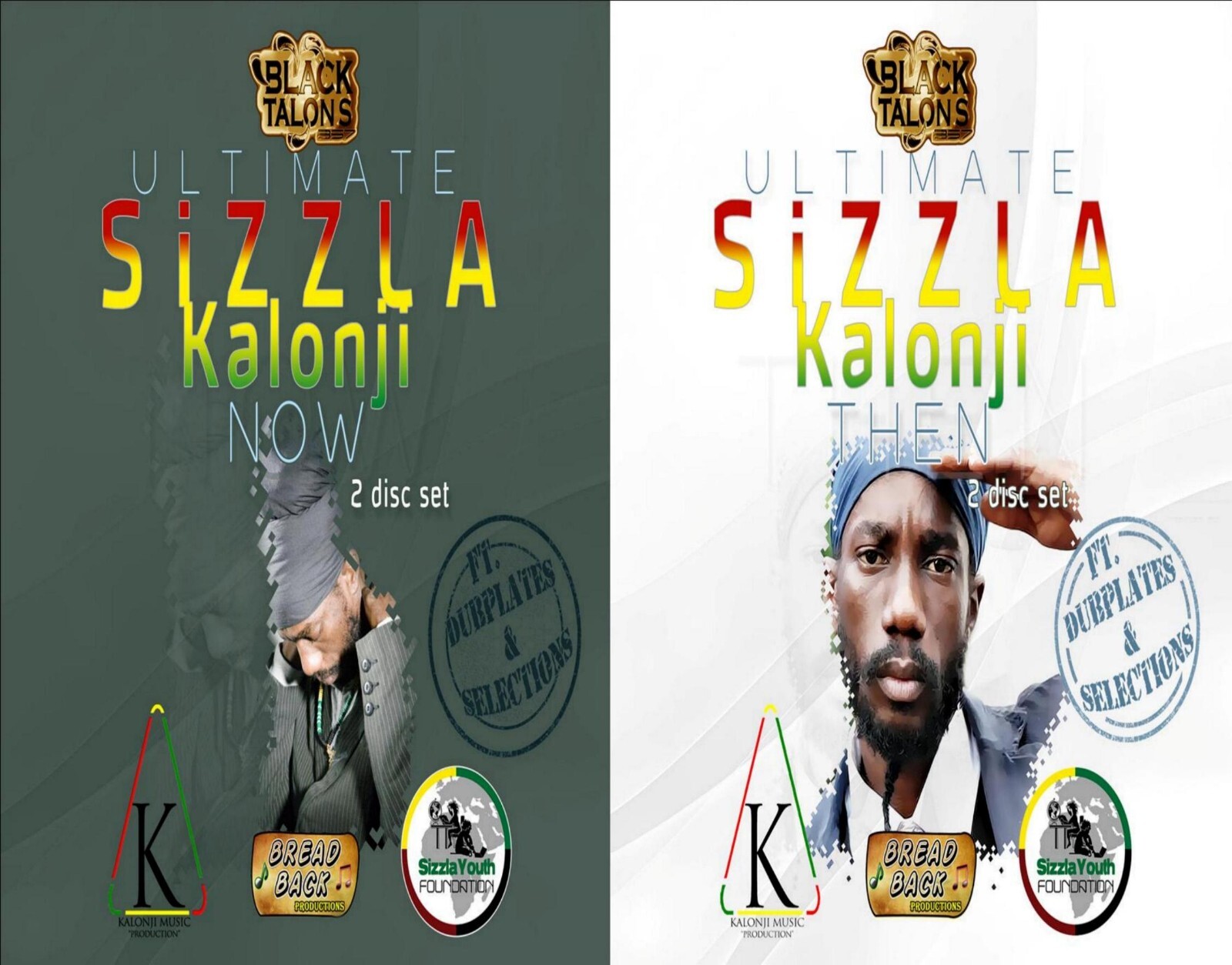 Sizza Kalonji NOW & THEN 2CD Dubplate Mix