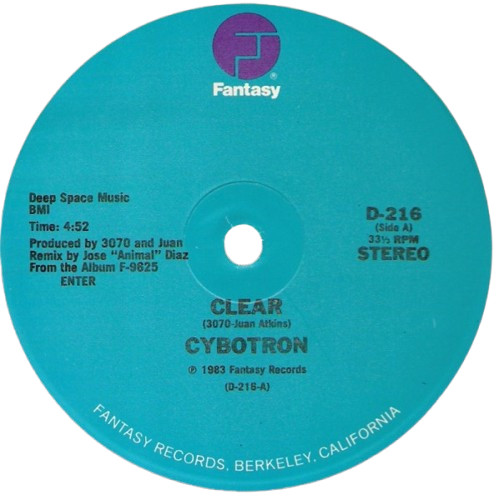 Cybotron - 'Clear / Industrial Lies' 12