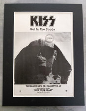 Kiss Hot In The Shade Promo Original Advert Mounted 14x11 Inches picture