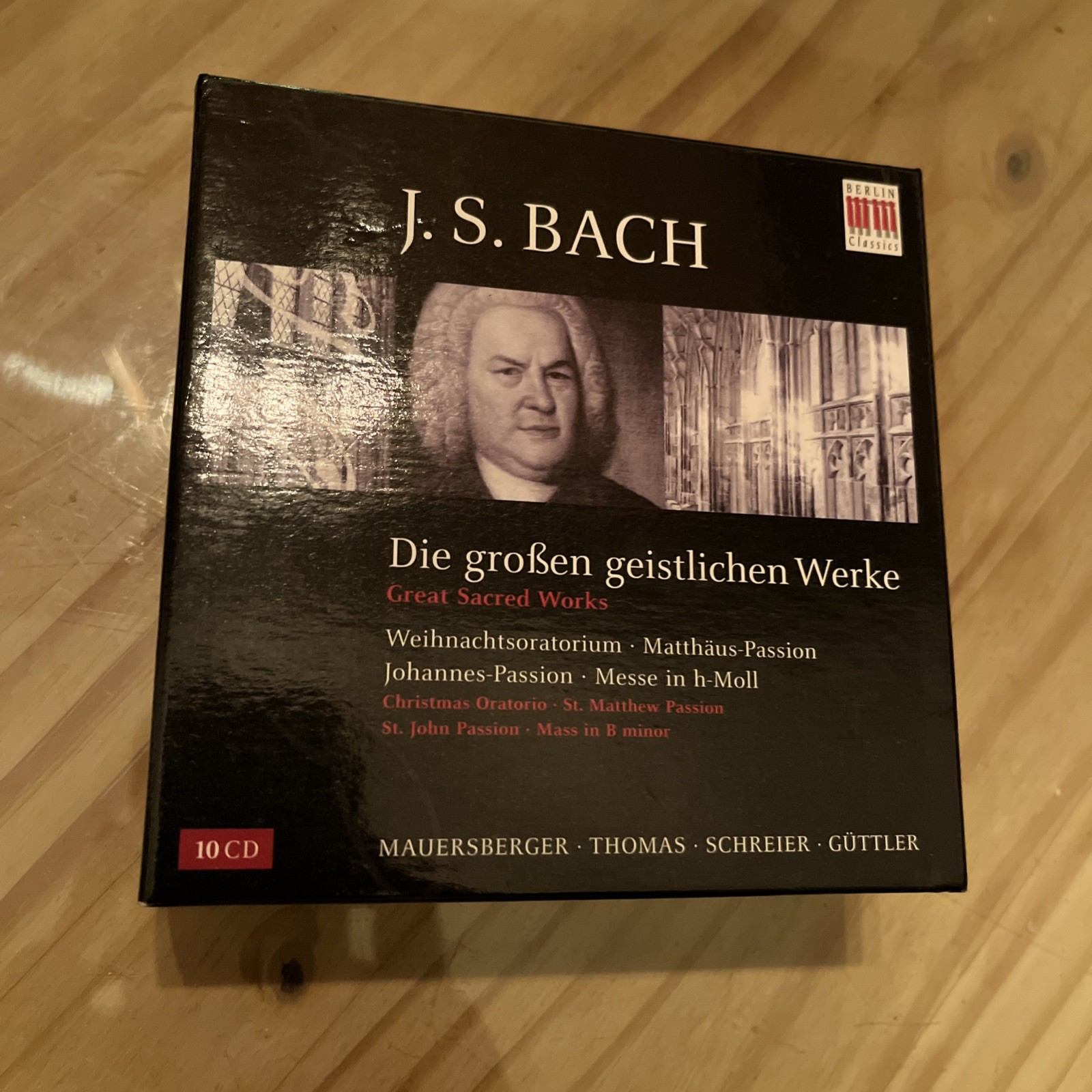 Bach GREAT SACRED WORKS, Mauersberger Thomas [Berlin 10 CD Box Set]  