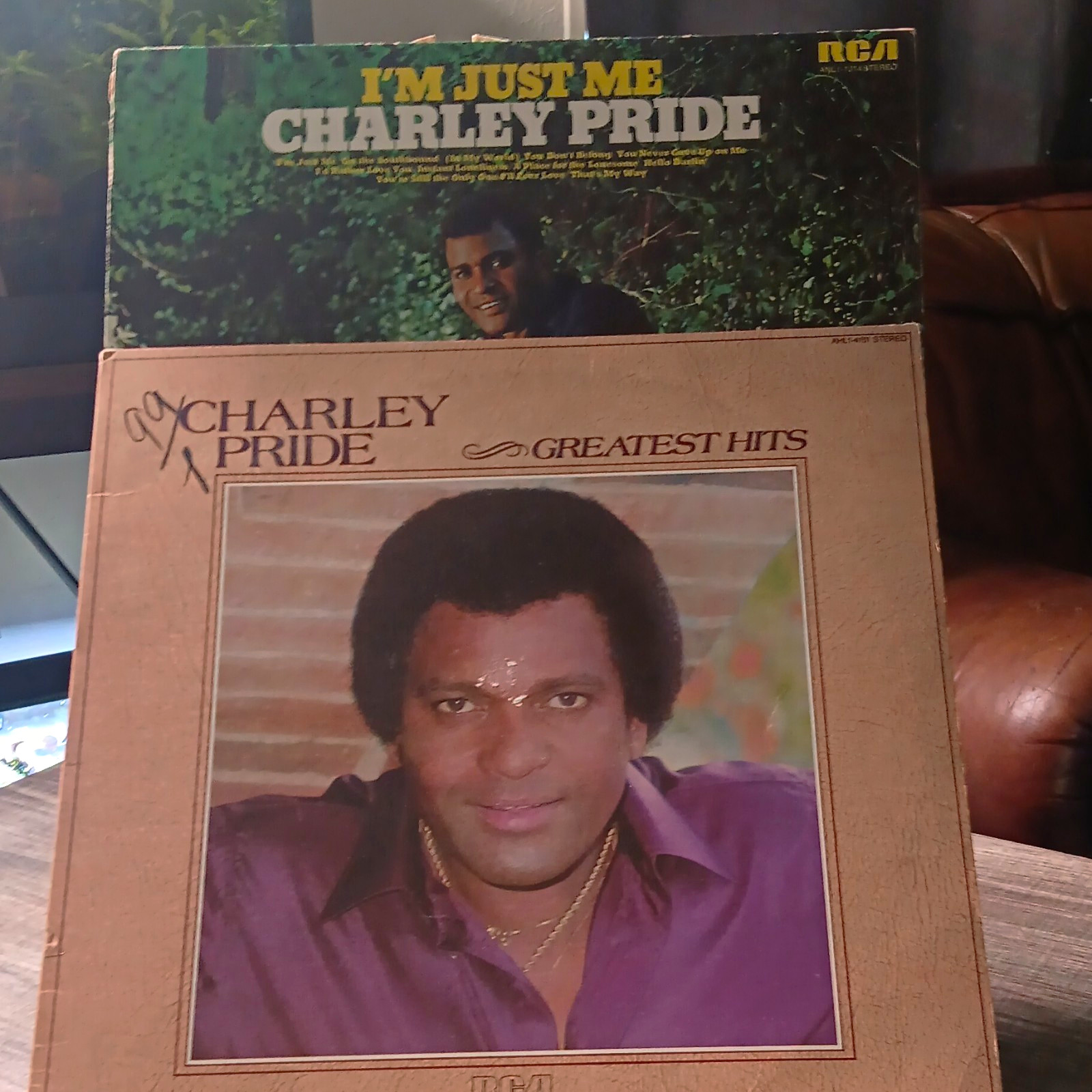 Charley Pride Lot Of 2 VG Quality.
