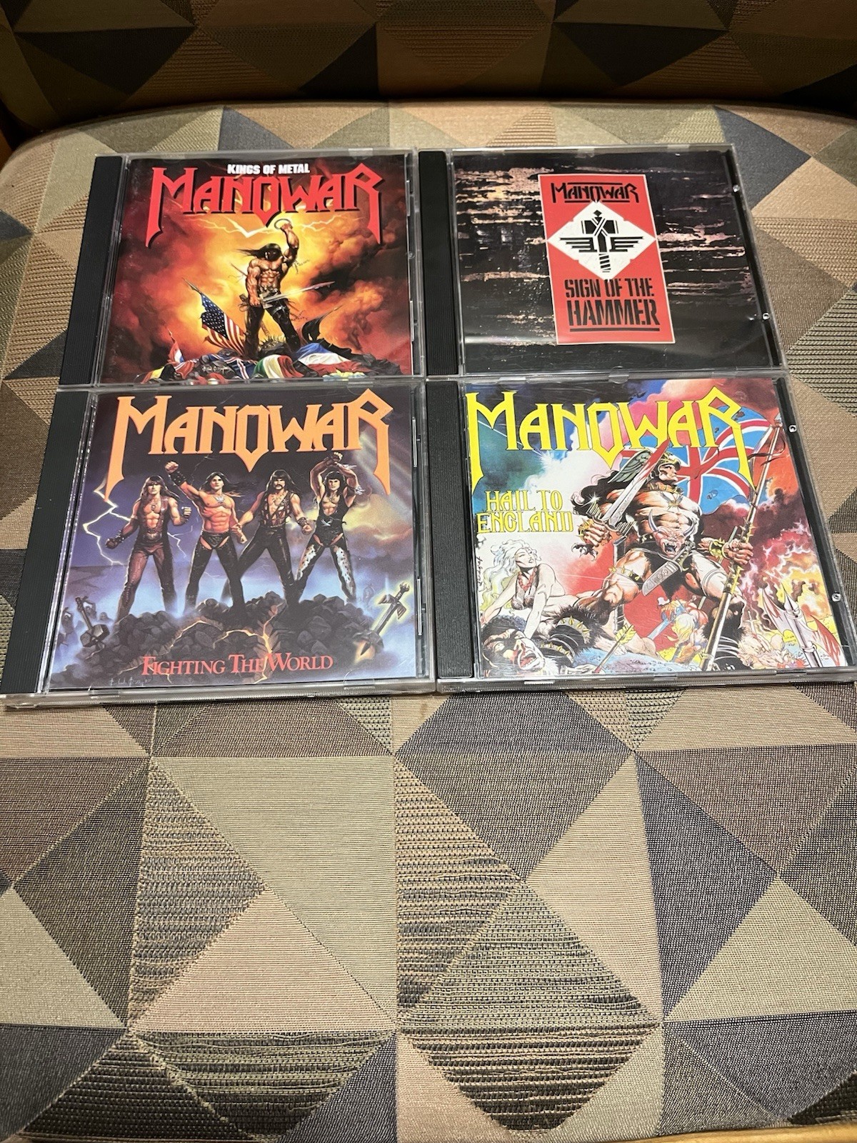 Manowar 4 Cd Lot Org 1st Press 