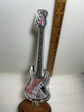 1990’S COORS LIGHT CLEAR ACRYLIC BASS GUITAR draft beer tap handle. COLORADO picture