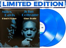 Davis Miles / John Coltrone - Blue Train - Kind of Blue 2LP Blue Colored Vinyl picture