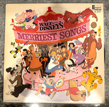 Vintage Vinyl Walt Disney's MERRIEST SONGS Disneyland 1968 GULF Promotion picture