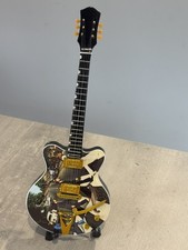 The Beatles miniature Guitar - 10 inches tall - includes stand - UK stock picture