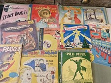 Lot of  20 Vtg Children Records 78, 45 RPM Shellac Bakelite Co. RCA Golden Book picture