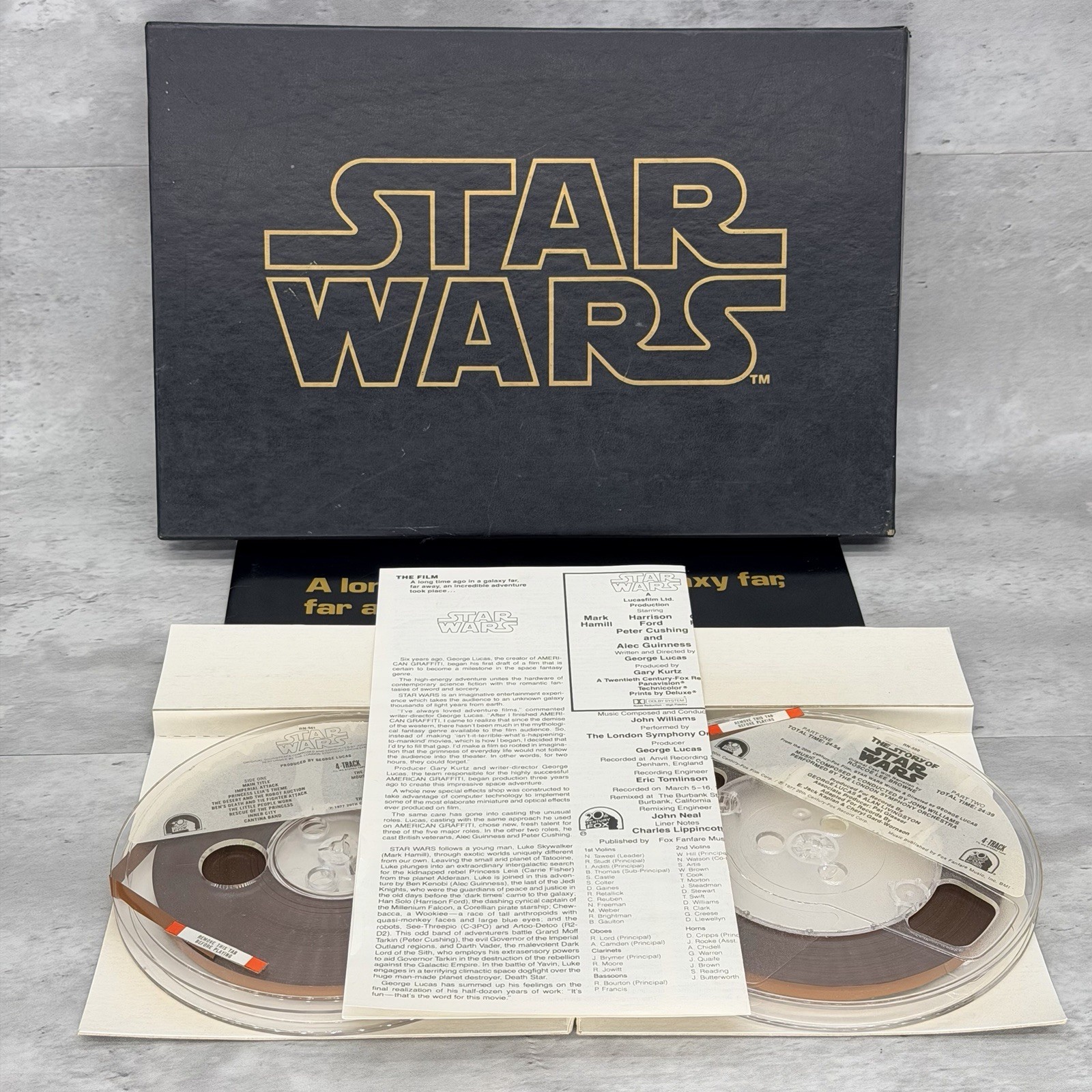 Star Wars: The Story of Star Wars RN-561 Complete 4-Track 1977 Reels w/ Seals