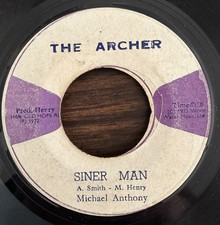 MICHAEL ANTHONY - sinner man - THE ARCHER rare deep roots HEAR picture