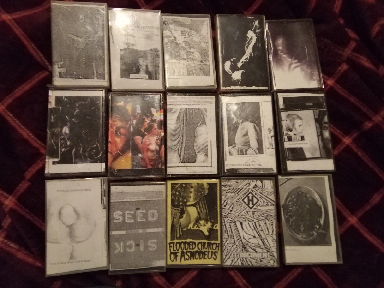 Bundle Filth & Violence 15 Cassette Bizarre Uproar f&v