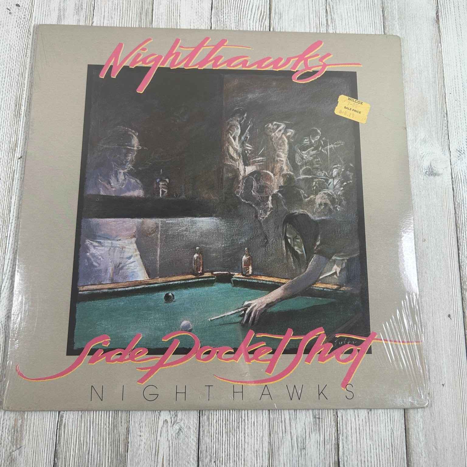 Nighthawks – Side Pocket Shot LP Record 1977 Adelphi Blues Rock 33 RPM