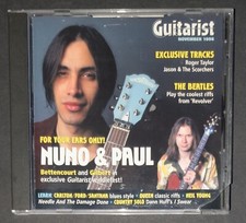Guitarist Magazine November 1998 CD Harrison Taylor Young Clark Santana Promo picture