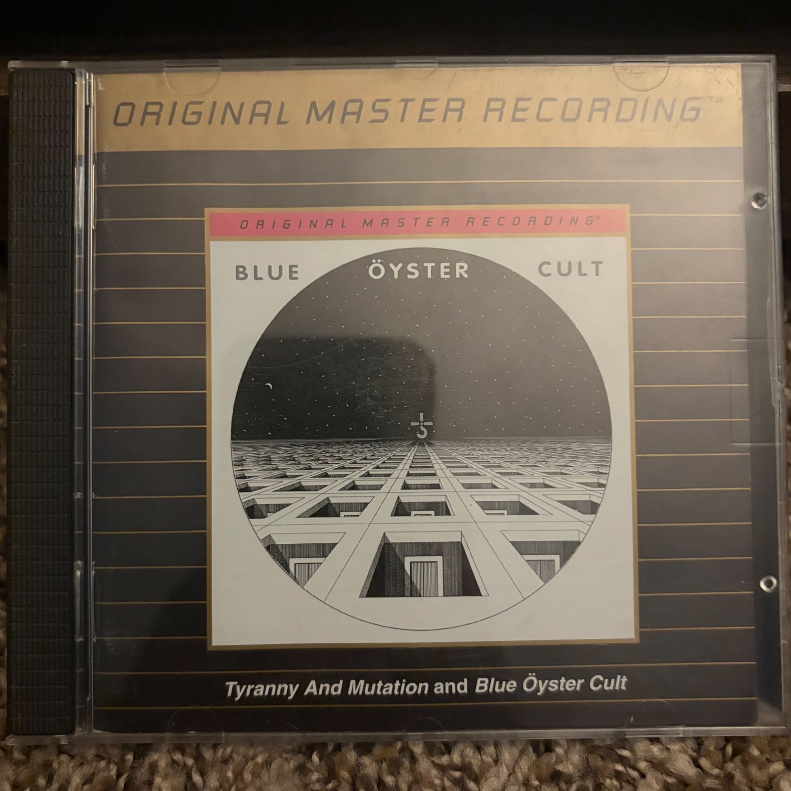 BLUE OYSTER CULT TYRANNY AND MUTATION & BLUE OYSTER CULT MOFI CD GOLD 24K