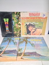 Lot Of 5 Vintage Hawaiian Records Albums Music Vinyl NM-VG picture