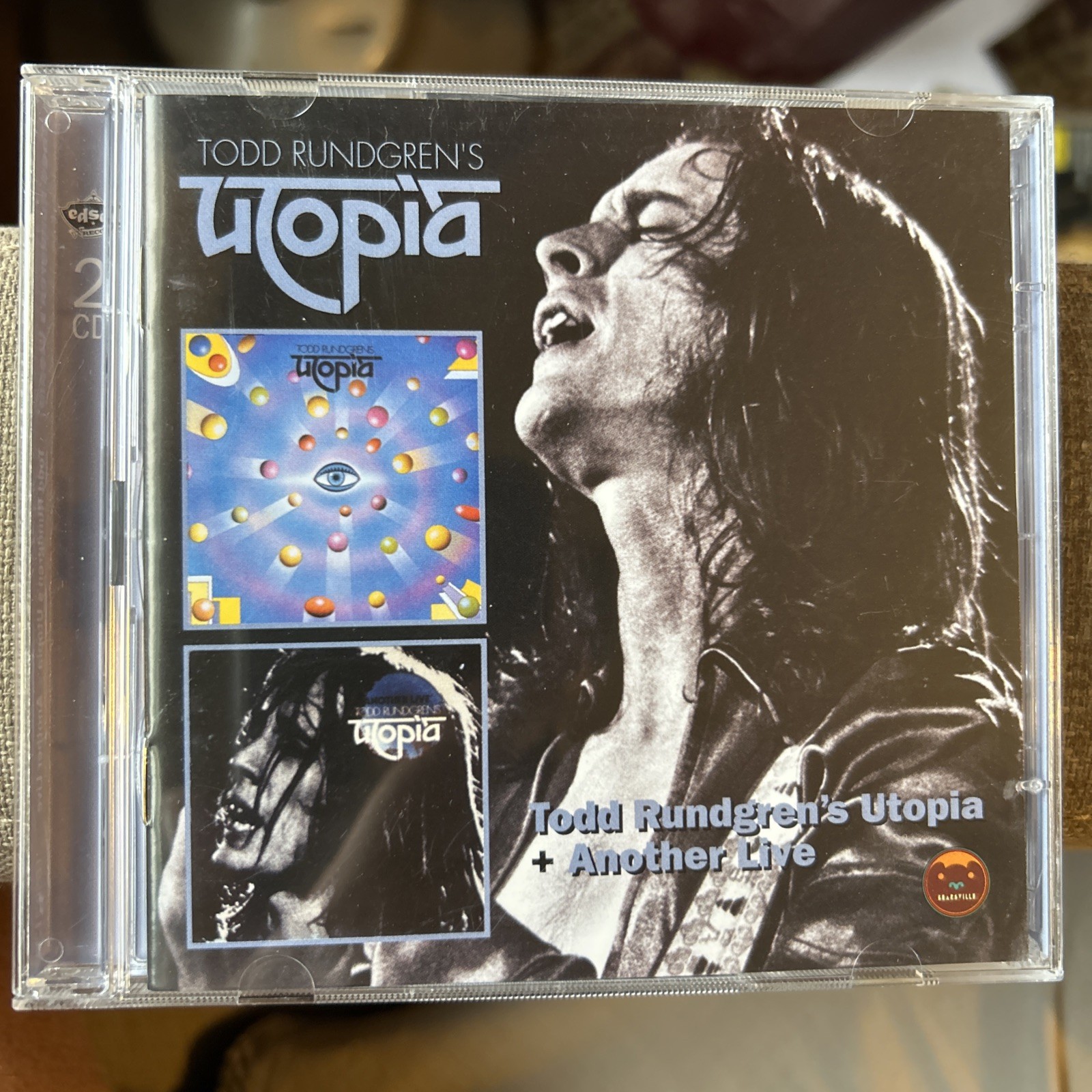 Todd Rundgren\'s Utopia/Another Live by Utopia - CD, Mar-2012, Edsel 2 Discs OOP