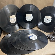 Lot Of 8 Vintage 1940s Lum And Abner Radio Transcription Discs 16