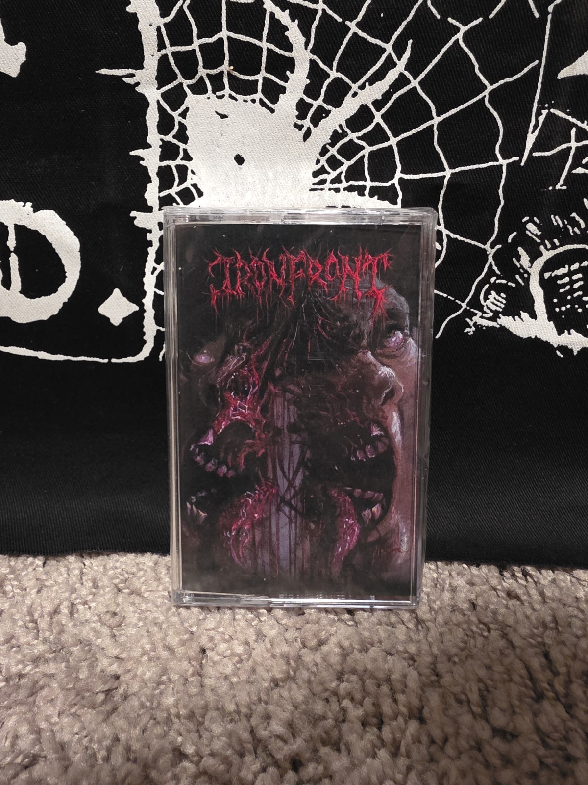 Iron Front - Hooked Cassette (Death Metal) Red