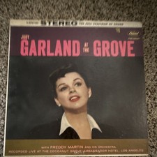 Judy Garland at the Grove LP Record 1959 Capitol Jazz 33 RPM picture