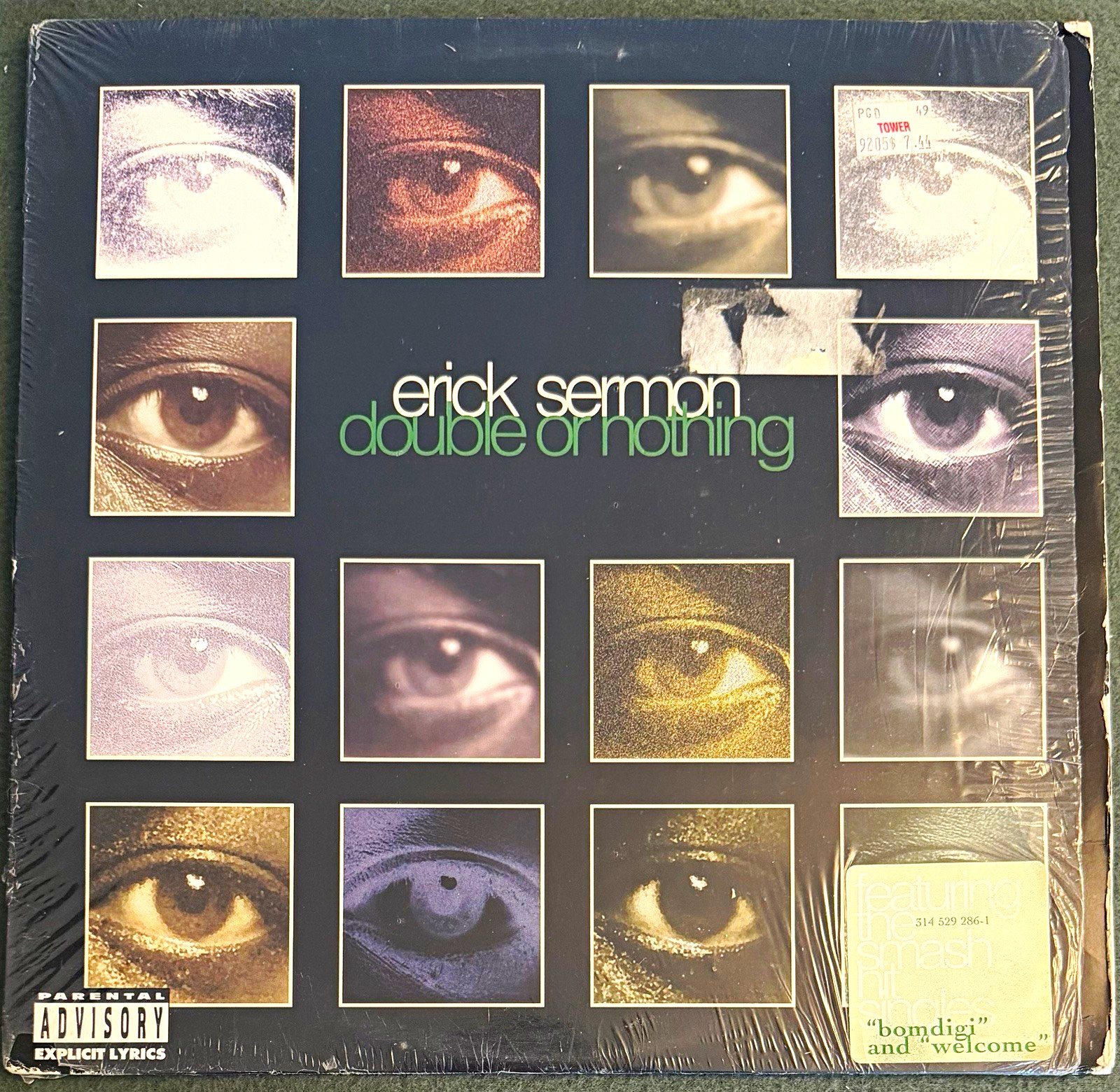 Erick Sermon Double or Nothing Vinyl LP 1995 RAL 529286**First Press**see descr