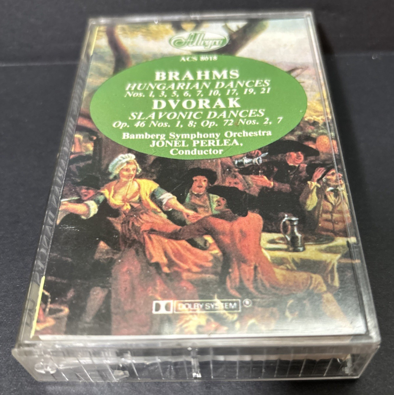 Brahms Hungarian Dances Dvorak Slavonic Dances CASSETTE Bamberg Symphony Perlea