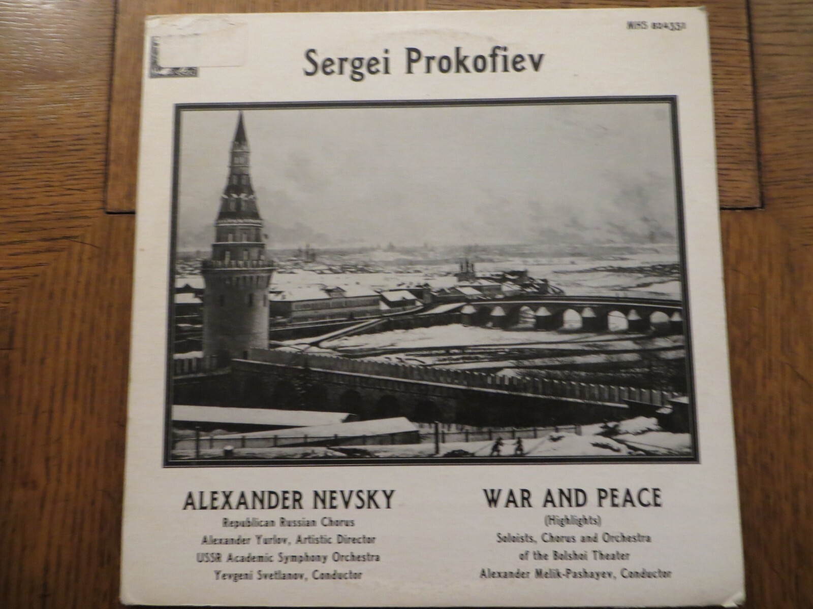 Sergei Prokofiev: Alexander Nevsky / War And Peace - 1981 - Vinyl 2xLP EX/VG+