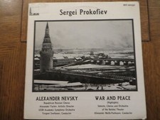 Sergei Prokofiev: Alexander Nevsky / War And Peace - 1981 - Vinyl 2xLP EX/VG+ picture