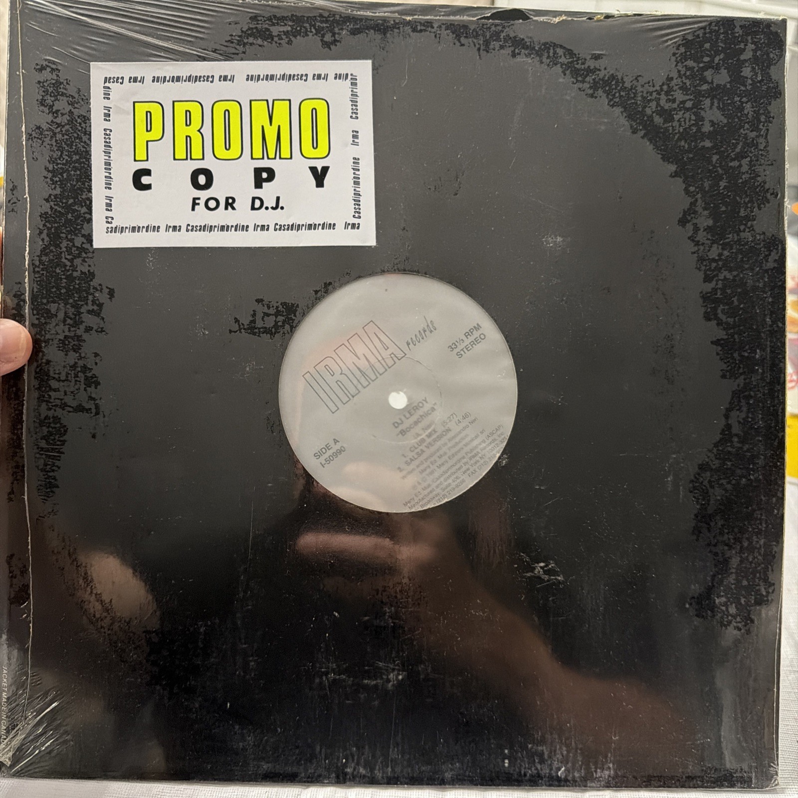 DJ LE ROY - Bocachica - PROMO - 1990 4-track 12\