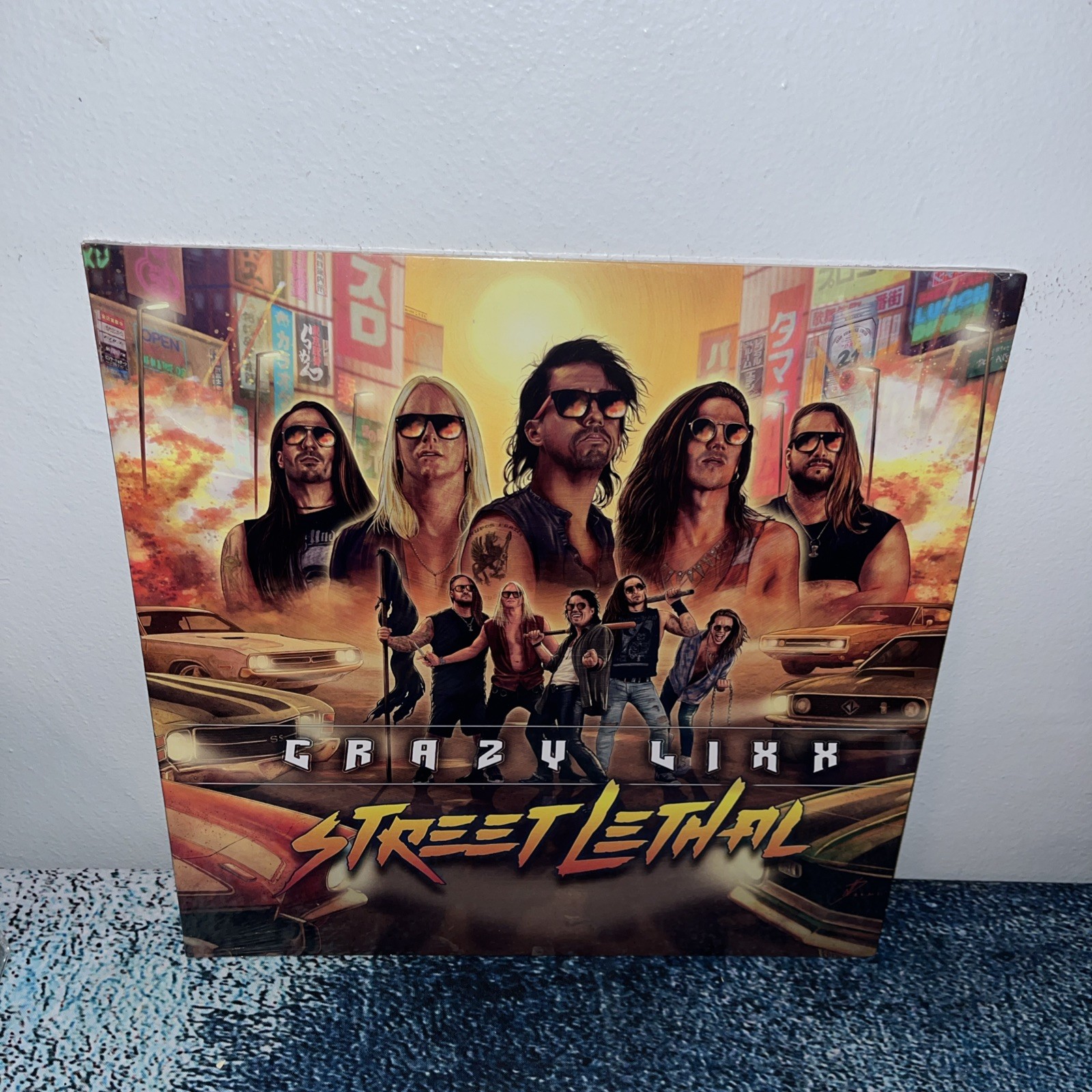 Crazy Lixx - Street Lethal / LP Yellow Vinyl / SEALED New