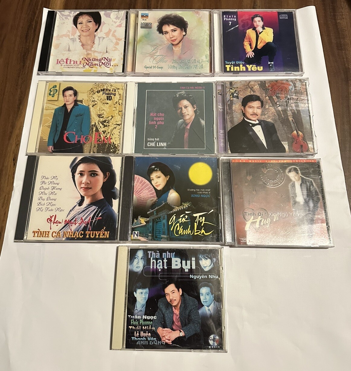 LE THU & VARIOUS ARTIST By Multiple Productions Rare Vietnamese  10 Cds Lot
