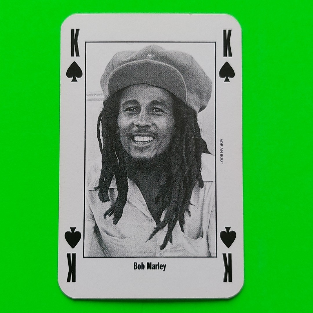 BOB MARLEY - Rare NME Playing Card From 1992 (Leader Of The Pack)