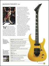 Jeff Beck Jackson Soloist guitar + Kramer 650G guitar history article with specs picture