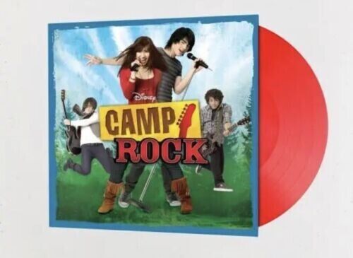 CAMP ROCK Soundtrack LP on RED VINYL Disney NEW Demi Lovato JONAS BROTHERS