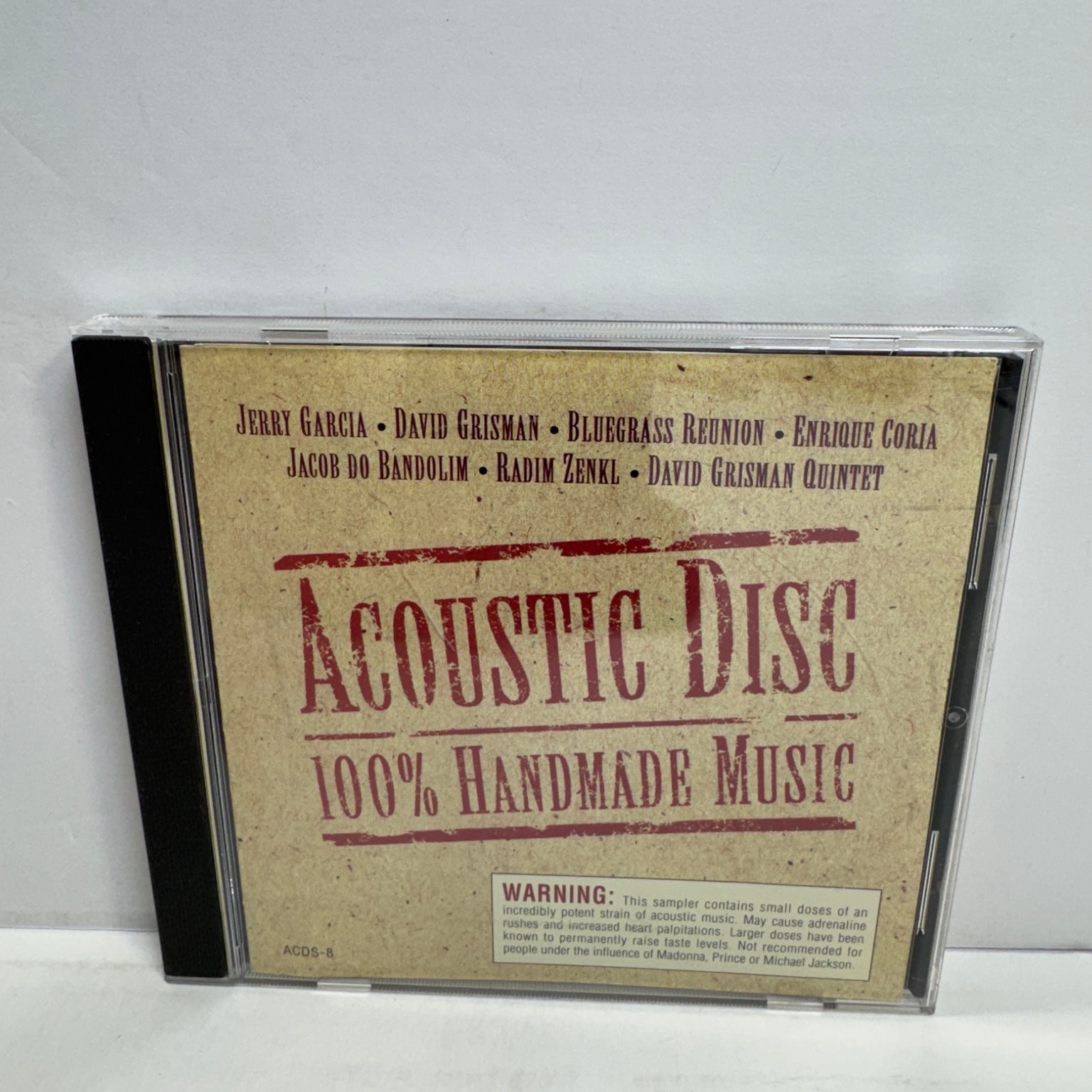 Acoustic Disc - 100% Handmade Music Vol. 1 CD 1993 Folk Bluegrass Acoustic Disc