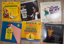 Broadway Related Vintage Albums Lot Music Man SEALED Funny Girl Carol Burnett picture