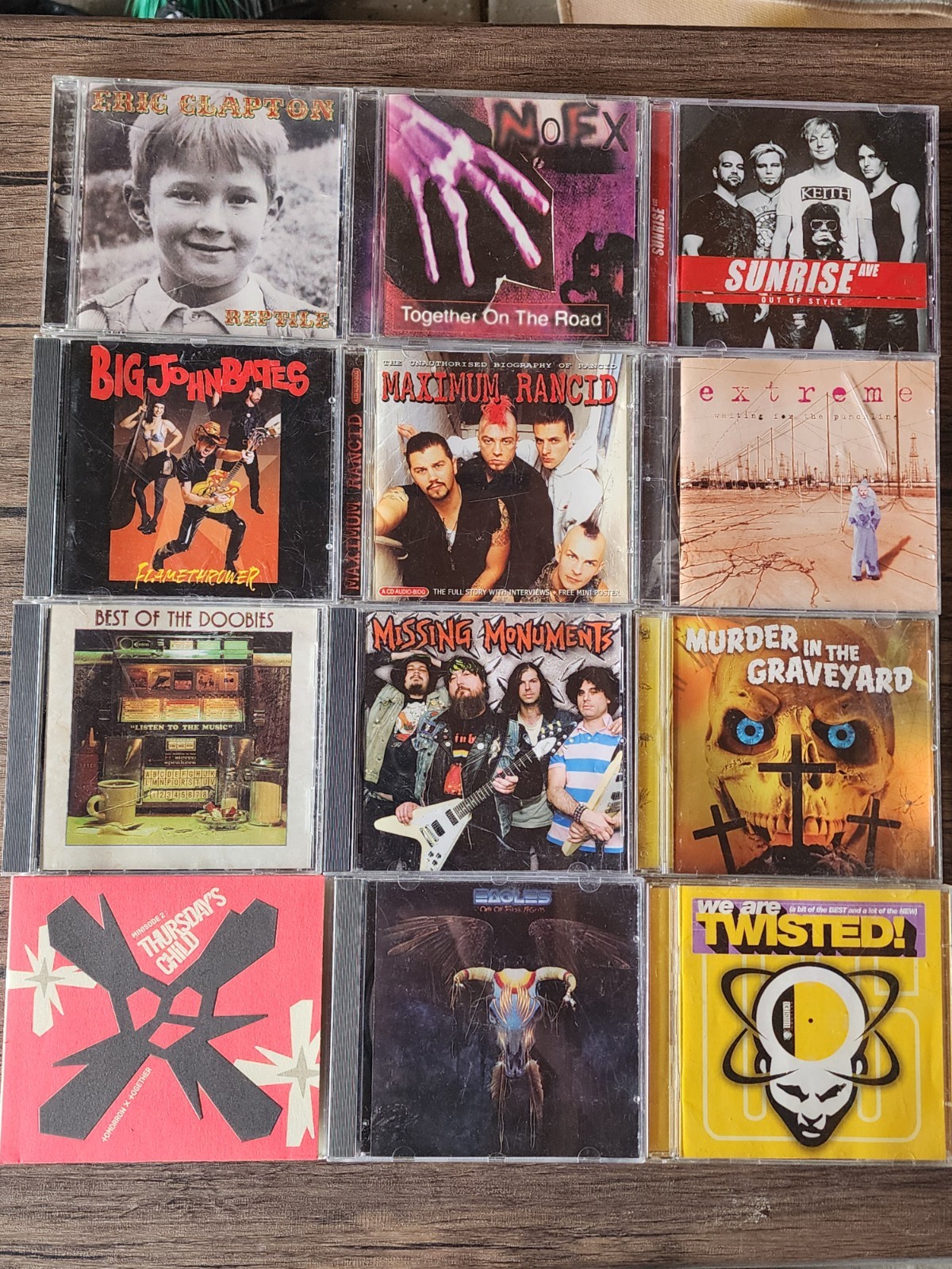 Lot Of 12 Rocks Cds