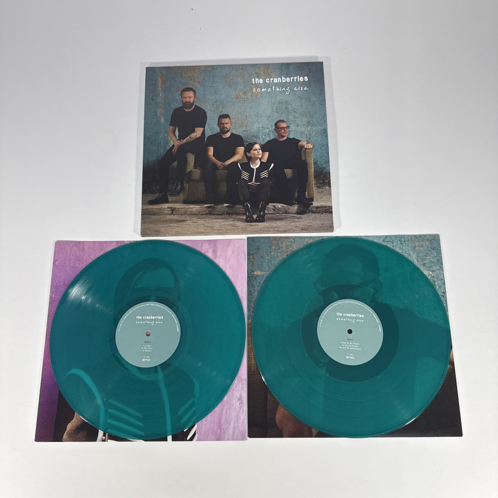 THE CRANBERRIES Something Else (2 Records 2017) Used Translucent Green RARE
