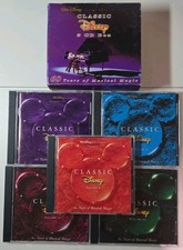 Walt Disney Records Classic Disney 5 CD Box Set 60 Years of Musical Magic Tested picture