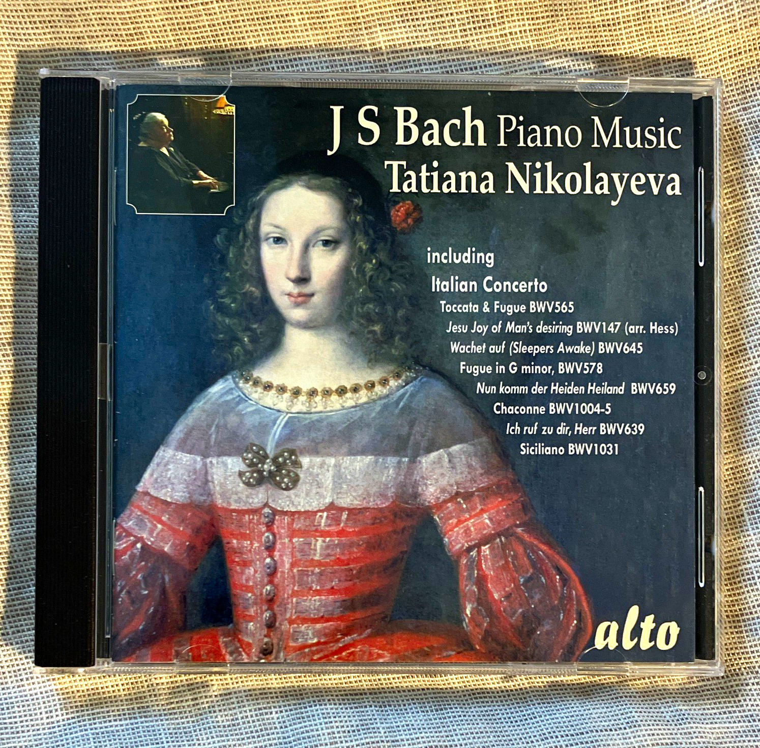 Alto Tatiana Nikolayeva Plays J.S. Bach Piano Music (CD, 2012) ALC 1205 Like New