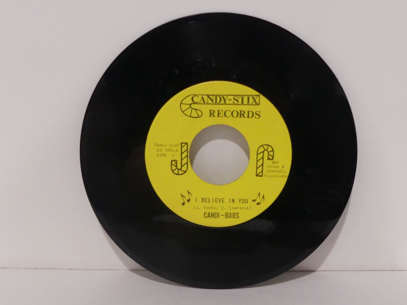 Candi Bars You\'re The One I Believe In You Candy Stix Records Original NOS 45 NM
