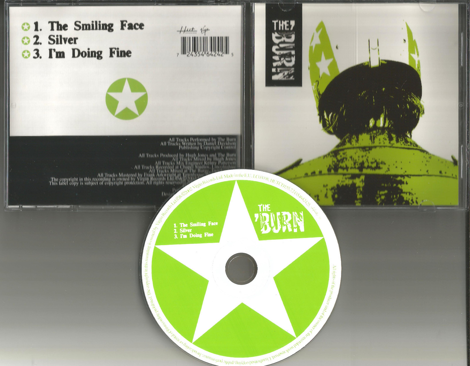 THE BURN Smiling Face w/ 2 UNRELASED TRX Europe CD single USA seller