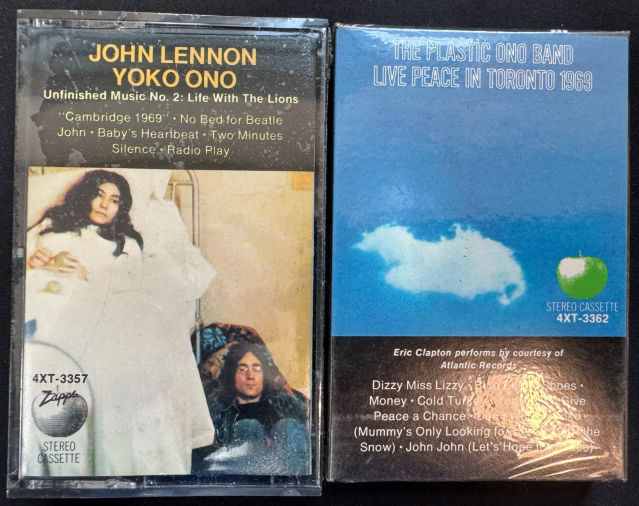 John Lennon Yoko Ono Live Peace In Toronto / Life With The Lions Cassettes NEW