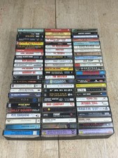 Huge Lot of 75 Hard Rock Pop Folk Classic New Wave Cassette Tapes 70s 80s 90s picture