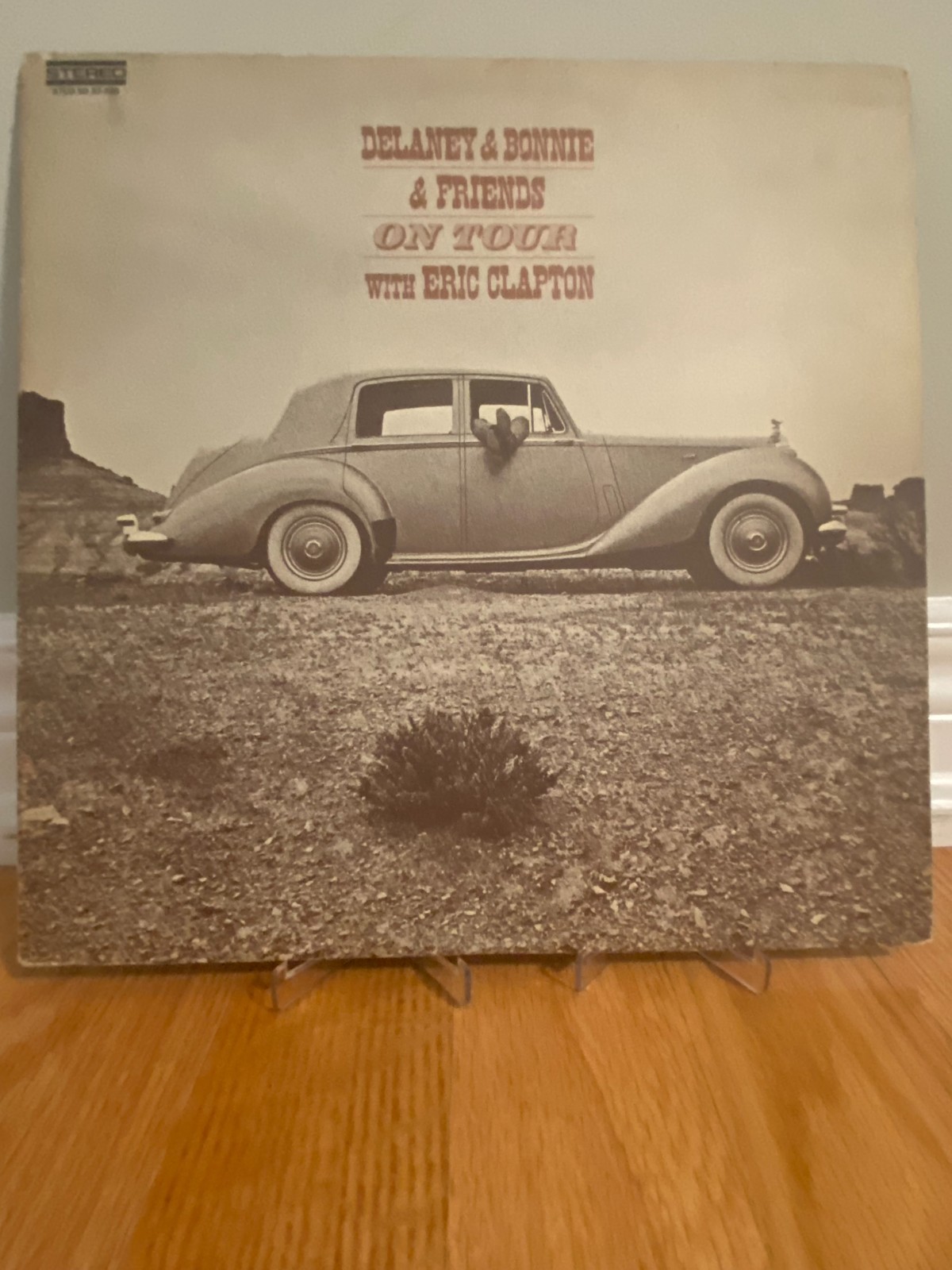 DELANEY & BONNIE & FRIENDS ON TOUR WITH ERIC CLAPTON - 1970 VINYL LP - SD 33-326