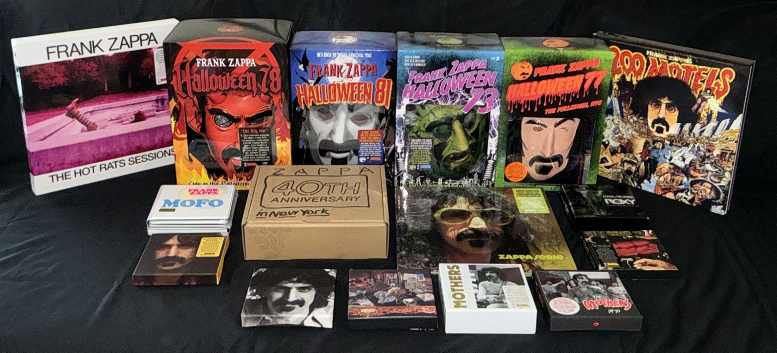 FRANK ZAPPA BOX SET Lot of 16-Halloween-New York-Roxy-Waka/Wazoo-Hot Rats- OOP
