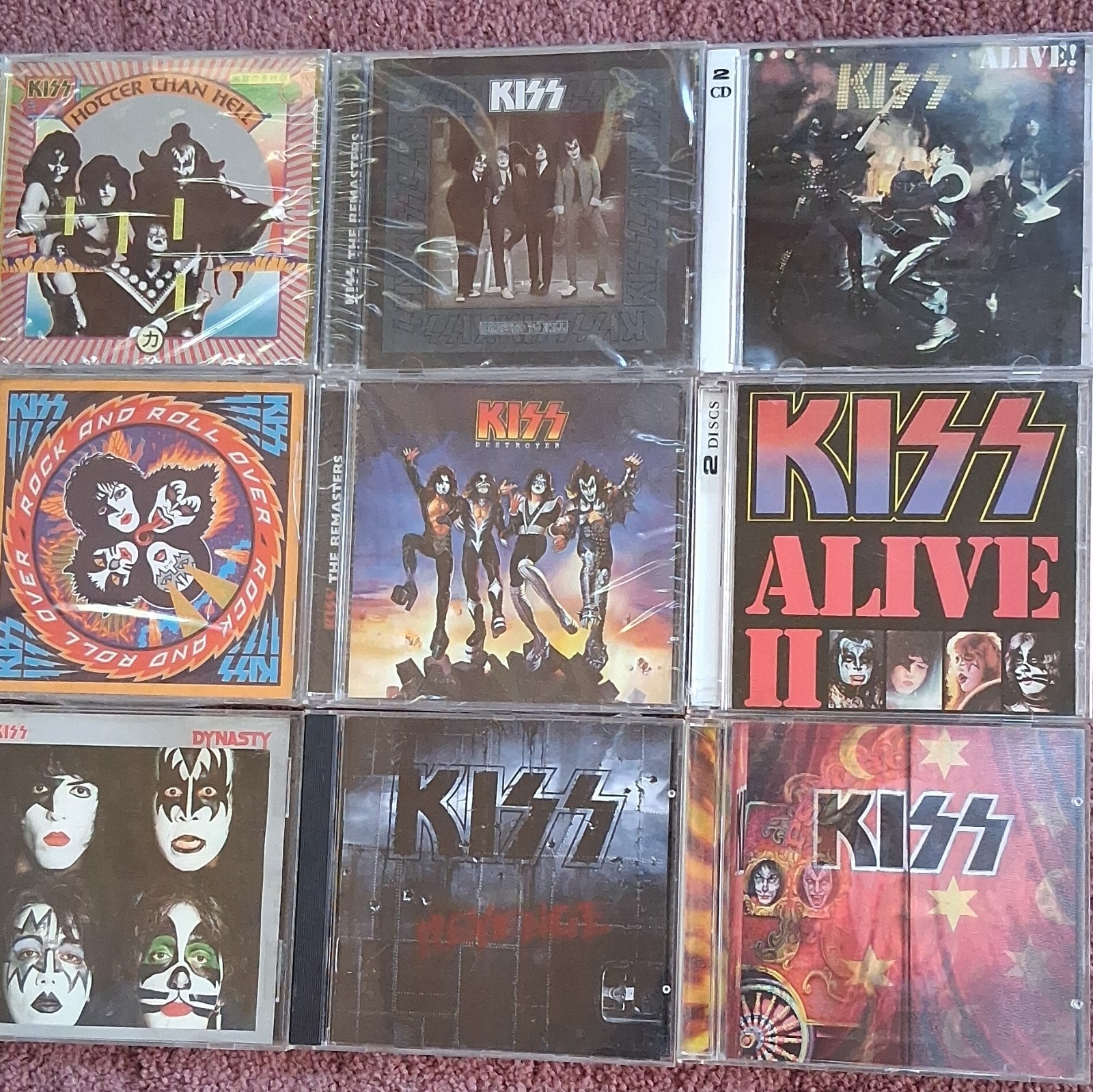 KISS/Lot Of 9 CDs/4 Sealed/See Description For Details
